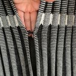 Nic+Zoe  Black and White Long Cardigan with Pleats Size S Photo 5