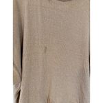 ZARA  Basic Tan Ribbed‎ Knit Cowl Neck Short Sleeve Poncho Top Photo 1