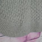 Title Nine SPEAKING SWEATER THICK KNIT CURVED HEM GRAY WOOL ALPACA BLEND MEDIUM Photo 8