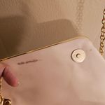 Rose Gold Formal Clutch Magnetic Snap Purse with Gold Chain EUC Pink Photo 3