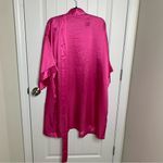 Vintage‎ Delicates hot pink Barbie core satin robe size large intimate Photo 1