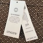 Chico's New Chico’s Pants Brown So Slimming Brigitte Slim Leg 12R Button Ankle $89.50 Photo 8