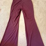 SheIn Burgundy Flared Leggings Photo 1