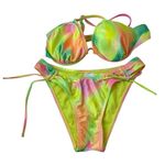 No Boundaries  Juniors Tie Dye Bikini Set (top-medium/bottom-small) Photo 0