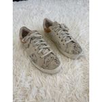 Joie  Snake Print Low Top‎ Sneakers Womens Beige Shoes size 7 Photo 1