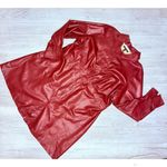 Eloquii  Elements Women's Plus size Mini Faux Leather Shirt Dress jacket coat 22 Photo 6