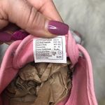 American Eagle AEO pink canvas shoes w/ gold pineapples size 7.5 Photo 3