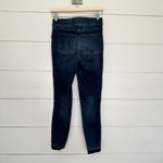 Spanx Women’s Small Blue Denim Distressed Ankle Skinny Jeans Pull On Photo 2