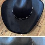 Bella Hadid Western Inspo Concho Belt Hat Black Photo 4
