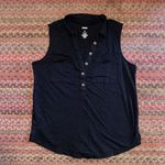 Sonoma BLACK BASIC HENLEY POLO TANK Photo 0