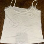 Laced Trimmed Women’s Cami Top White Photo 0