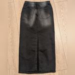 🆕 PTCL Women's 28 Skirt Black Denim Long Faded Jean Slim Maxi Sexy NEW Size undefined Photo 7