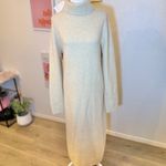 Gibson Latimer NWT Cream Turtleneck Wool Blend Maxi Dress Size L NEW! Photo 7