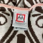 Avalanche  Brown & White Long Sleeve Zip Up Hoody Sweater M Photo 3