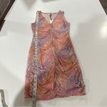 BB Dakota by Steve Madden Keep Me Wild Sleeveless Ruched Bodycon Dress Size S Orange Photo 8