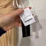 Alfred Sung  Chiffon Cold Shoulder Bridesmaid Dress D743 Golden Yellow 12 Photo 5