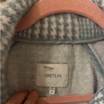 Greylin Light Blue Houndstooth Shirt Jacket  Photo 7