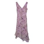 Studio Y Vintage Y2K Purple Floral Asymmetrical Midi Dress Photo 3