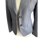 Banana Republic  Gray Pinstriped Blazer Jacket Size 2P Photo 3