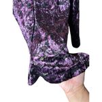 Preston & York Vintage Preston &‎ York Semi Sheer Purple Velvet Long Sleeve Blouse Top L Photo 4