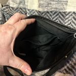 None Black Multi Zip Faux Leather Crossbody Bag Photo 7