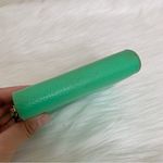 Kate Spade  Green Leather Zip Around Wallet Photo 5