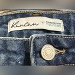KANCAN high rise jean shorts size 32 cuffed Blue Photo 7
