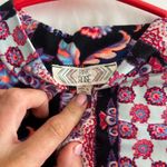 Pink Rose  Multicolor Patterned Top Photo 1