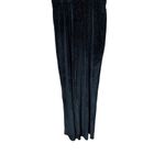 l*space L* Black Silver Metallic Vera Velvet Ribbed Wide Leg Jumpsuit XS Photo 2