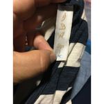 Striped TunicDress, One Shoulder Tie Detail, NavyandCream Summer Casual size M Blue Size M Photo 6