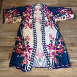 Flying Tomato Floral Kimono Jacket - Blue and Pink size M/L Photo 5