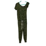 n:philanthropy Britton Jumpsuit Off the Shoulder Camo Print Green Size XS Photo 2