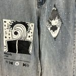 Naruto sasuke kakashi anime custom oversized baggy denim jeans size 29 Blue Photo 4