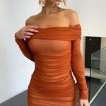 SheIn Ruched Bodycon Dress Photo 2
