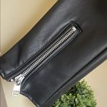 Calvin Klein Women's Black Faux Leather Jacket Photo 3