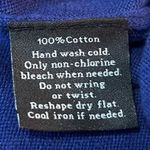 Rock & Republic Scoop Neck Crop Distressed Sweater Top Long Sleeve Blue Cotton S Photo 6