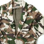 J.Crew NWT Sophie Coffee Camo Camouflage Open-Front Sweater Blazer Cardigan XS Photo 2