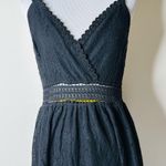 Black Lace and Eyelet Maxi Tank Dress Size M Photo 1