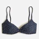 J.Crew New  Polka Dot Strappy Twist Bikini Swim Bathing Suit Top Women's Size 3X Photo 1