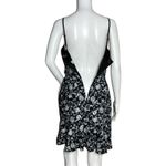 Adelyn Rae Dress Womens Small Black White Floral Mesh Dark Floral Whimsygoth Photo 3