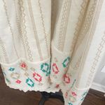 Eddie Bauer Cream Scarf with Colorful Accents Photo 7