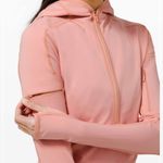 Lululemon Pink Hooded break a trail crop Jacket size 12 Photo 2