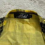 Motel Rocks  Maretha Dress In Winter Plaid Yellow Size Small Photo 7
