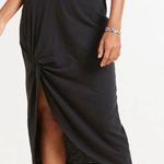 Z Supply NEW Skirt Size Small NWOT Sabina Charcoal Gray Twist Knot Cotton Blend Photo 0