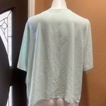 Apt. 9  mint green button up short sleeve shirt nwt Photo 7