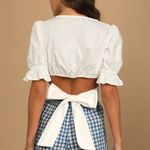 Lulus  Tie Back Crop Top Photo 2