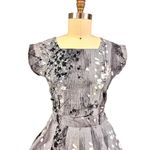 1950s VTG Philmont Sportswear of Miami Grey/Pink Floral Circle Skirt Set M/L Gray Size 12 Photo 5