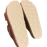 Birkenstock NEW Arizona Oiled Leather Cognac Slide Sandals Women's Size 39 US 8 Photo 1