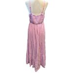 Old Navy  Pink Maxi Dress‎ Adjustable Straps Smocked Sundress Casual Summer Photo 4