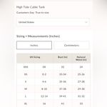 Free People NWT High Tide Cable Tank in Chambray Sky Photo 3